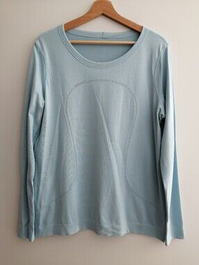 Lululemon Swiftly Tech Relaxed Fit Long Sleeve Blue Size 12
